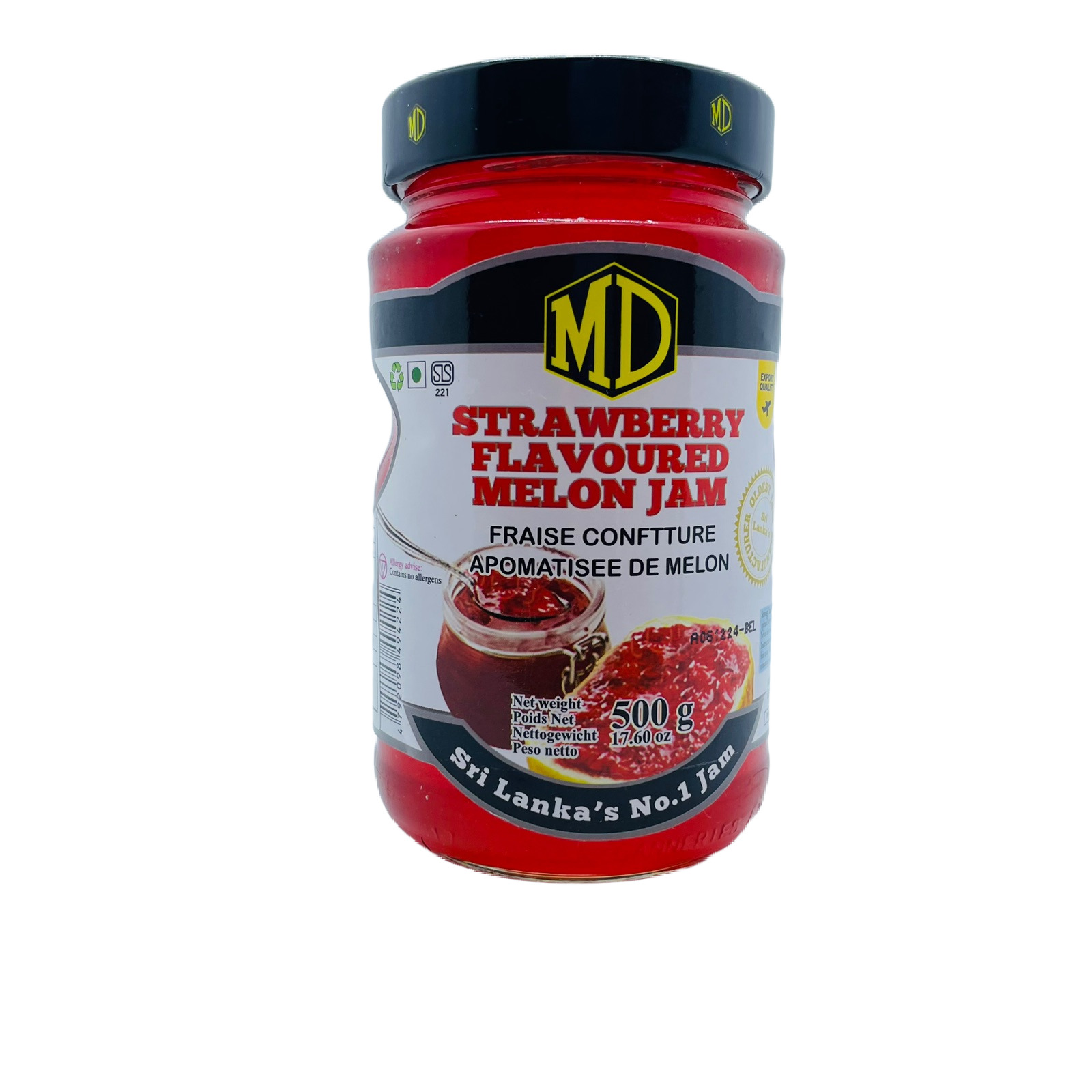 MD Strawberry Flavoured Melon Jam 500g